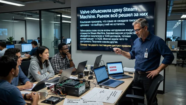 Valve объяснила цену Steam Machine. Рынок всё решил за них