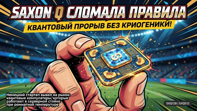 SAXON Q сломала правила. Квантовый прорыв без криогеники!